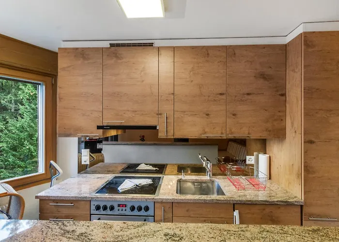 Апартаменты Chaleureux Studio Avec Vue Sur Les Montagnes Кран-Монтана