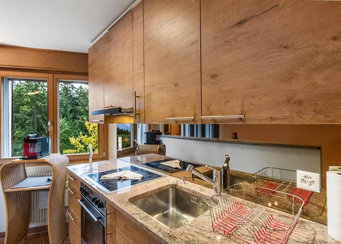 Appartement Chaleureux Studio Avec Vue Sur Les Montagnes Crans-Montana