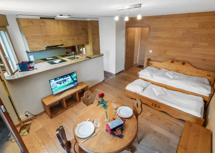 Appartement Chaleureux Studio Avec Vue Sur Les Montagnes *